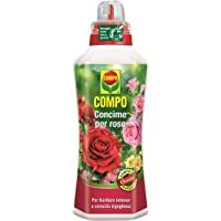 Compo Rose Fertilizante en Maceta y jardín para Flores intensas y Crecimiento exuberante- 1 litro- 9 x 18-7 x 27 cm